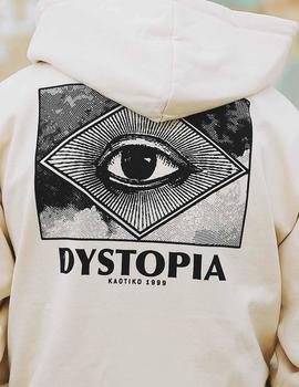 Sudadera Kaotiko DYSTOPIA - Crudo