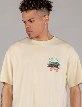 Camiseta GRIMEY THE BALI-HAI REGULAR  - Cream