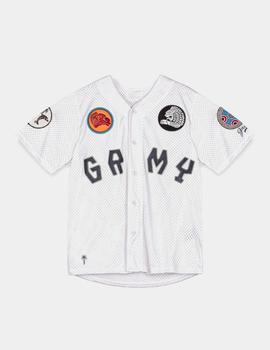 Camiseta Beisbolera GRIMEY THE CLOUT MESH - White