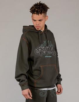 Sudadera Capucha GRIMEY FIRE ROUTE VINTAGE  - Black