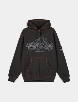 Sudadera Capucha GRIMEY FIRE ROUTE VINTAGE  - Black