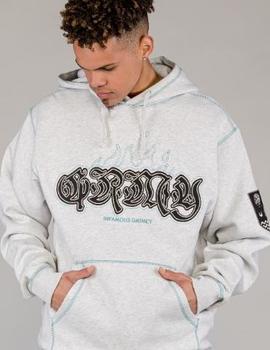 Sudadera Capucha GRIMEY FIRE ROUTE VINTAGE  - Sport Grey