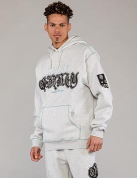 Sudadera Capucha GRIMEY FIRE ROUTE VINTAGE  - Sport Grey