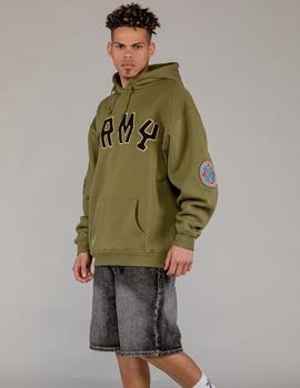 Sudadera Capucha GRIMEY THE CLOUT VINTAGE  - Khaki