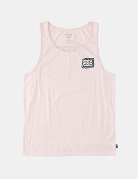 Camiseta BILLABONG Tirantes CRAYON WAVE - Pink Haze