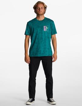 Camiseta BILLABON GBOXED IN - Teal