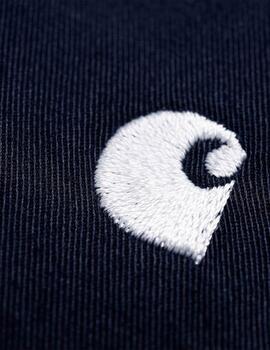 Camisa CARHARTT MADISON LS - Dark Navy / White