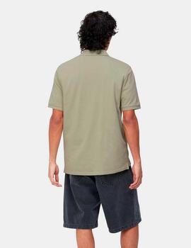 Polo CARHARTT CHASE PIQUE - Agave / Gold