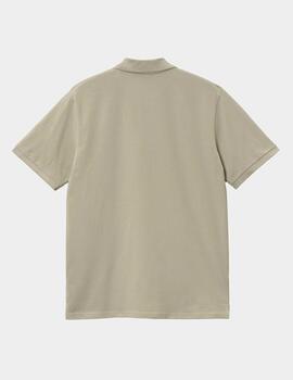 Polo CARHARTT CHASE PIQUE - Agave / Gold