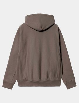 Sudadera Capucha CARHARTT AMERICAN SCRIPT - Teide