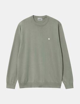 Jersey CARHARTT MADISON - Yucca / White