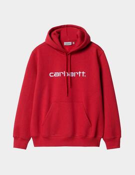 Sudadera Capucha CARHARTT SWEAT - Arcade / White