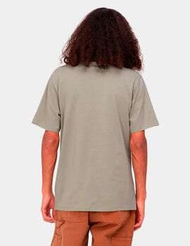 Camiseta CARHARTT POCKET - Yucca Heather