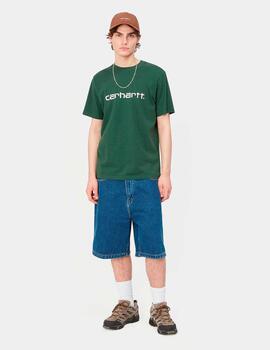 Camiseta CARHARTT SCRIPT - Treehouse / White