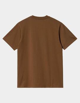 Camiseta CARHARTT SCRIPT - Tamarind / White