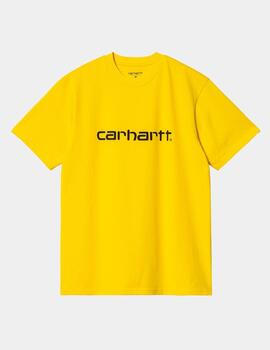 Camiseta CARHARTT SCRIPT - Buttercup / Black