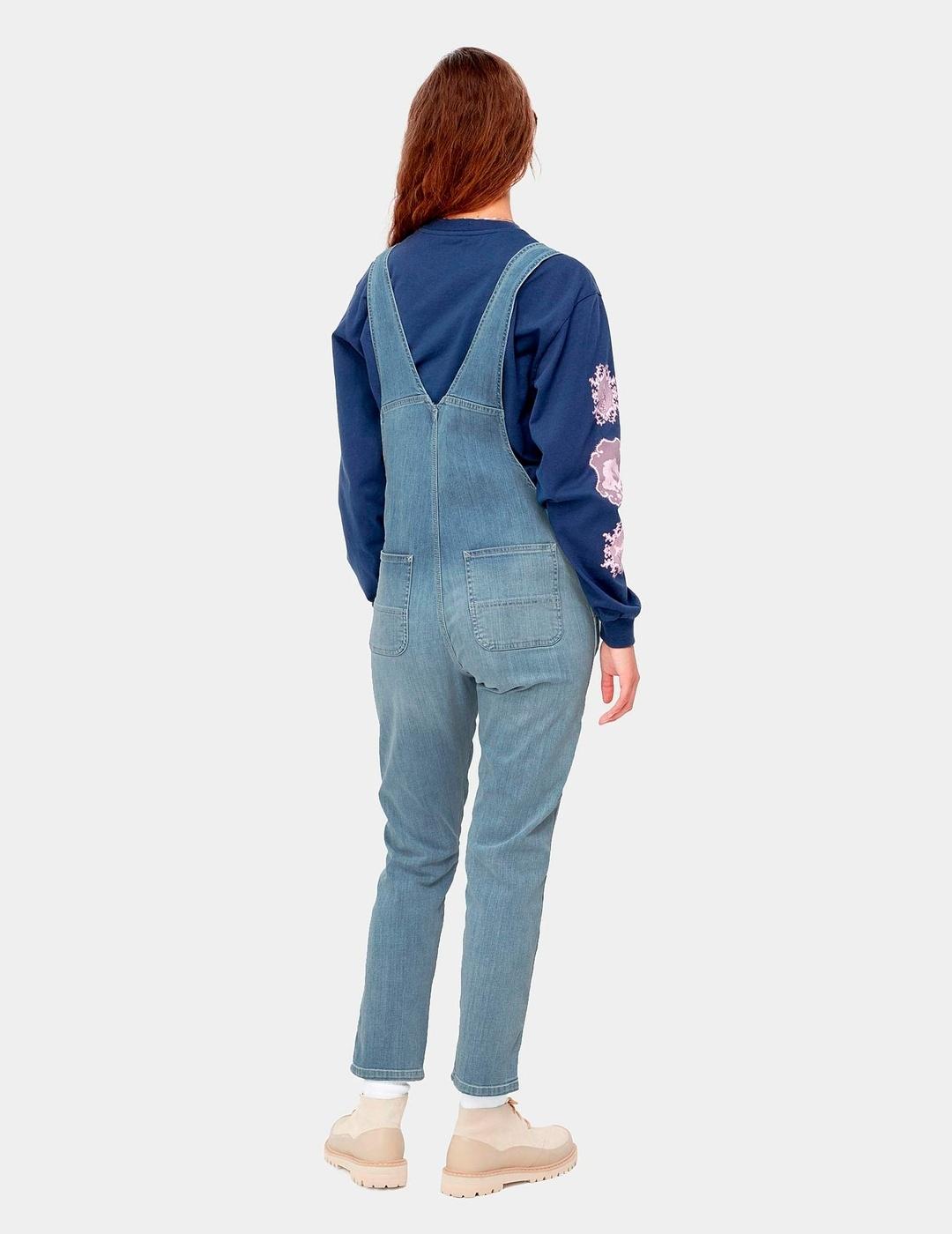 Peto CARHARTT W' BIB OVERALL - Blue