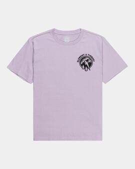 Camiseta ELEMENT THE CYCLE  - Lavender Gray