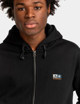 Sudadera Abierta ELEMENT RAIN CORNELL ZH - Flint Black