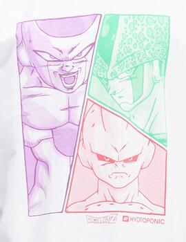 Camiseta HYDROPONIC DBZ VILLAINS - White