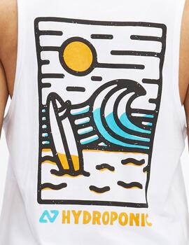 Camiseta Tirantes HYDROPONIC BEACH - White