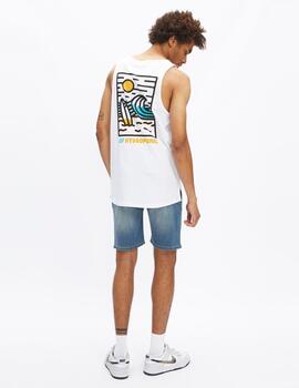 Camiseta Tirantes HYDROPONIC BEACH - White