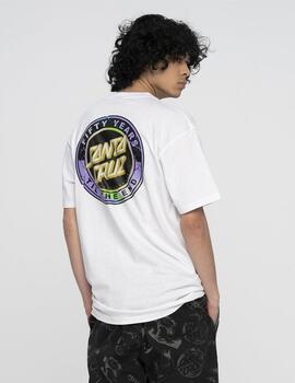 Camiseta SANTA CRUZ 50TH TTE DOT - Blanco