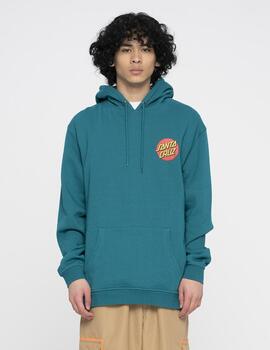 Sudadera Capucha CLASSIC DOT CHEST - Verdigris