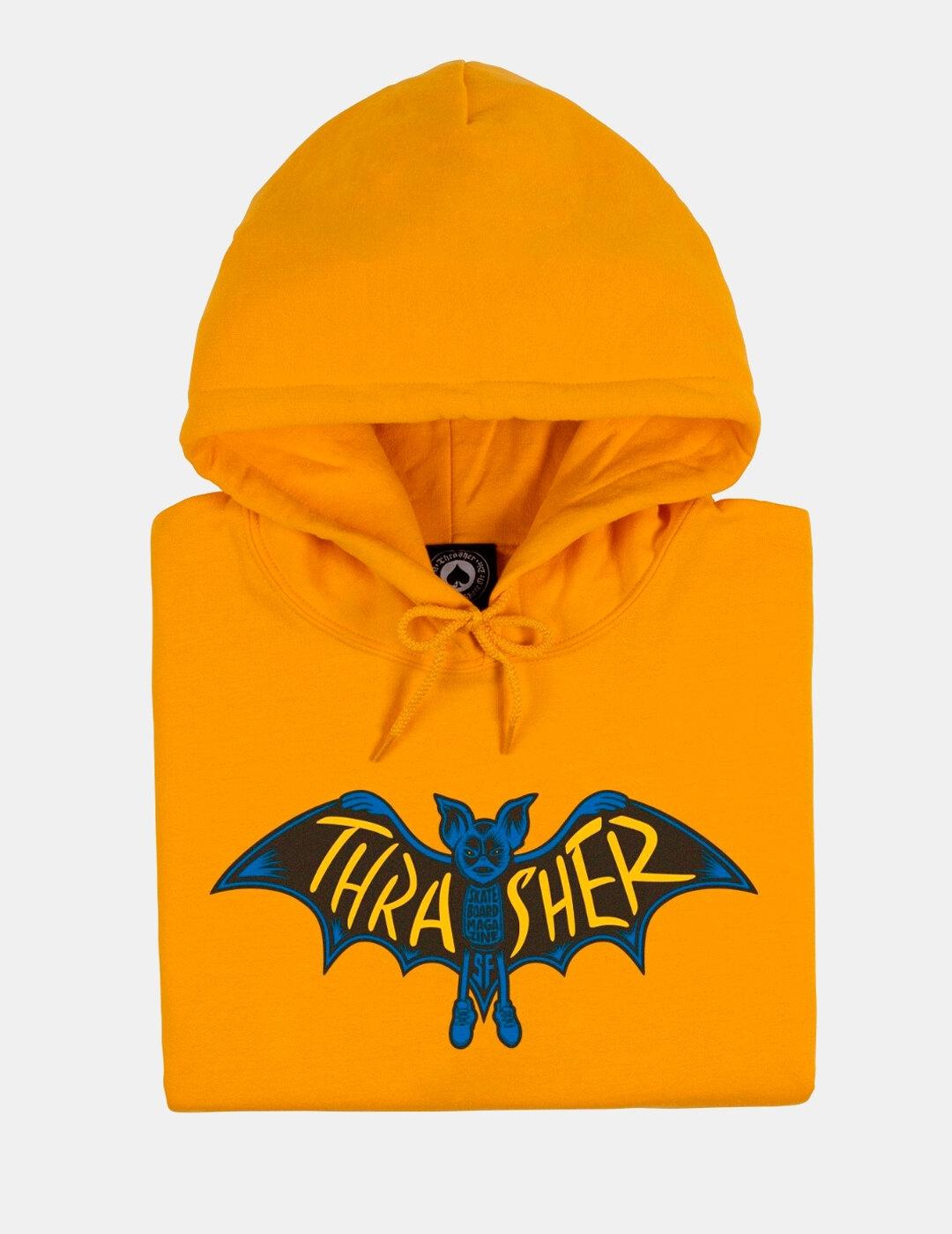 Sudadera Capucha THRASHER BAT - Dorado