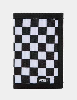 Cartera VANS SLIPPED - Black/White Check