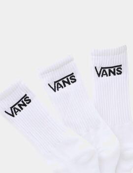 Calcetines VANS CLASSIC - White (3 Pares)