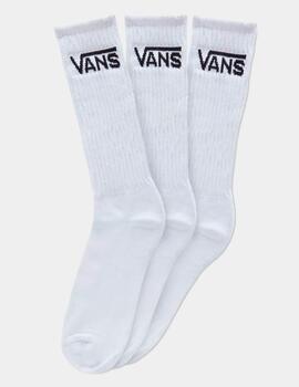 Calcetines VANS CLASSIC KICK - White (3 Pares)