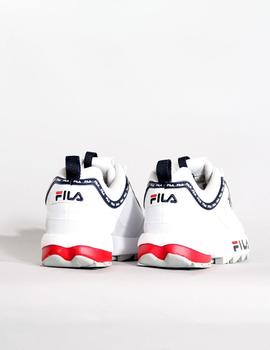 Zapatillas Fila W DISRUPTOR LOGO LOW - WHITE