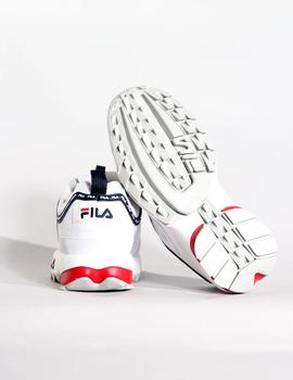 Zapatillas Fila W DISRUPTOR LOGO LOW - WHITE