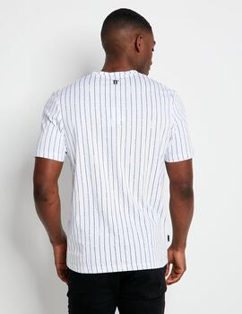 Camiseta ELEVEN DEGREES VERTICAL STRIPE - White