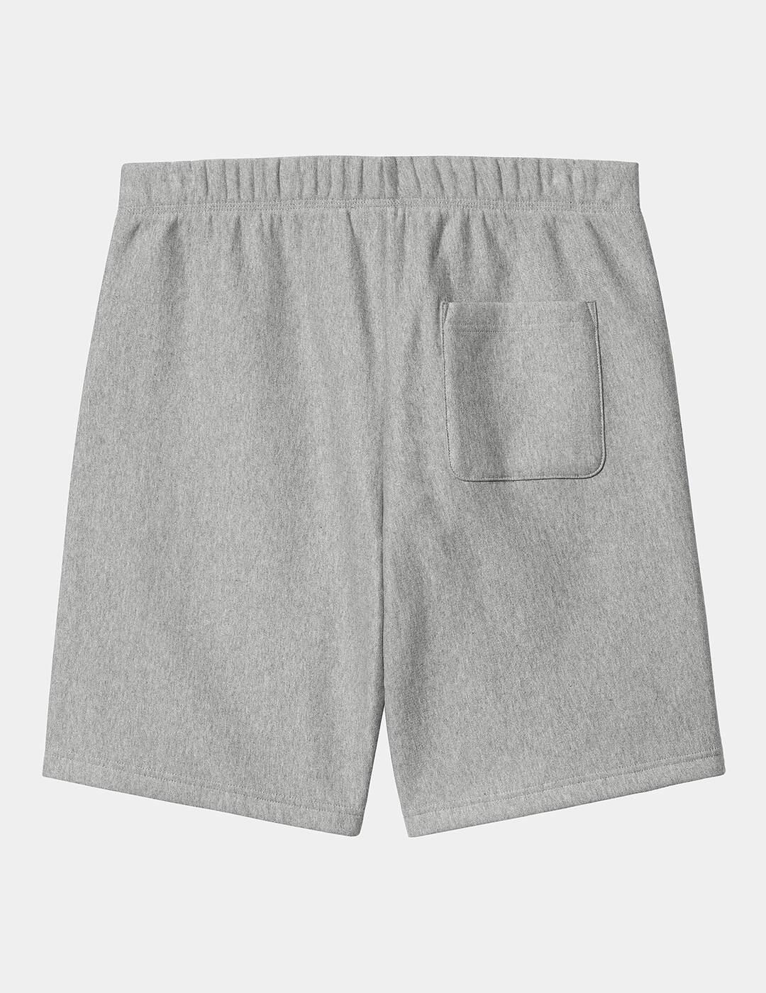 Bermuda CARHARTT WIP AMERICAN SCRIPT - Grey Heather