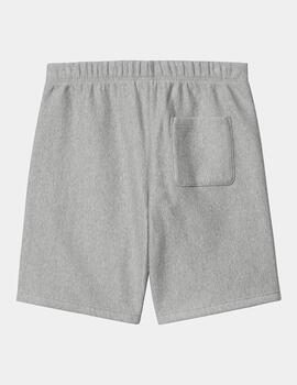 Bermuda CARHARTT WIP AMERICAN SCRIPT - Grey Heather