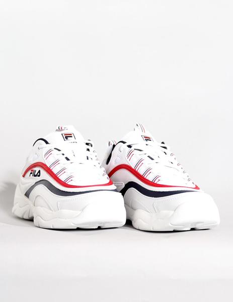 Zapatillas Fila W RAY LOW WHITE NAVY RED