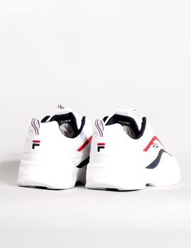 Zapatillas Fila W RAY LOW - WHITE NAVY RED