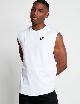 Camiseta 11 DEGREES CORE CUT OFF - White