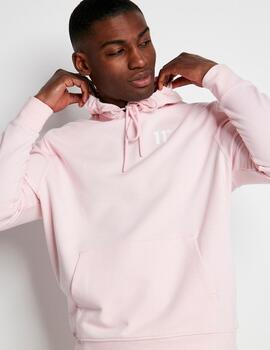 Sudadera11 DEGREES Capucha CORE - Light Pink