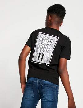 Camiseta ELEVEN DEGREES BACK GRAPHIC - Black