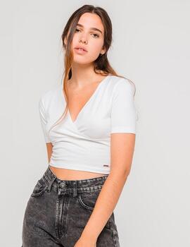 Camiseta KAOTIKO Top MARGE - Blanco