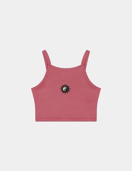 Camiseta KAOTIKO Top LYCRA YIN YANG - Cherry