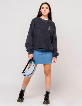 Camiseta KAOTIKO WASHED LOTS OF LUCK - Negro