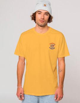 Camiseta KAOTIKO WASHED BURGUER - Yellow