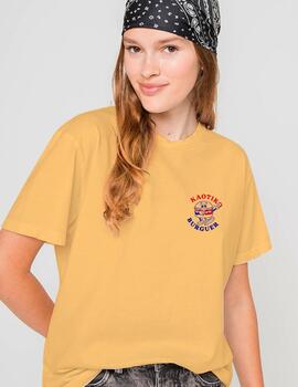 Camiseta KAOTIKO WASHED BURGUER - Yellow