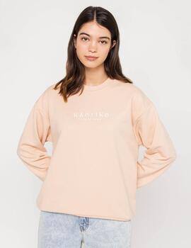 Sudadera Crew KAOTIKO ABBY - Nude