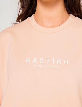 Sudadera Crew KAOTIKO ABBY - Nude