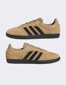 Zapatillas ADIDAS SKATEBOARDING SAMBA ADV - Beige/Black